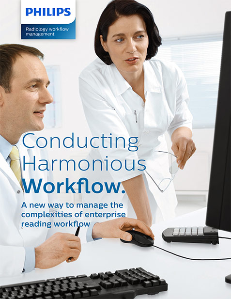 Brosch&uuml;re des Philips&nbsp;Radiology Workflow&nbsp;Orchestrator f&uuml;r die diagnostische Bildbefundung