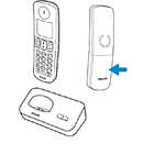 T&eacute;l&eacute;phone fixe sans fil avec r&eacute;pondeur